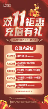 双11充值