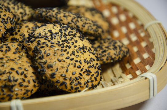 黑芝麻饼