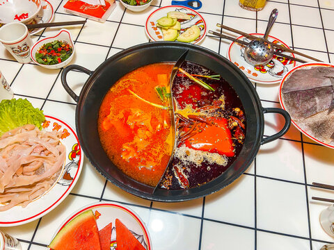 重庆火锅鸳鸯锅底