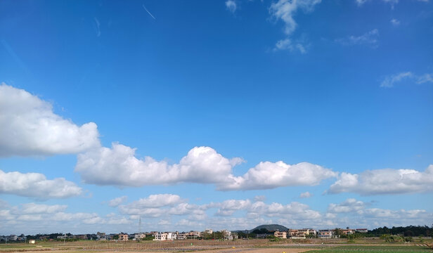 蓝天白云素材