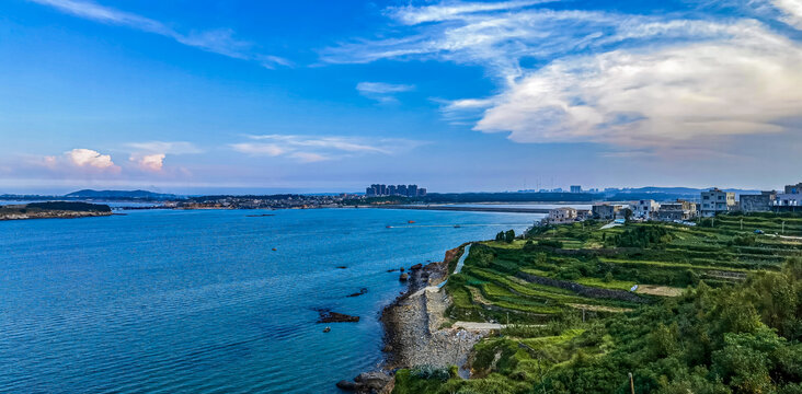 平潭北港村全景图