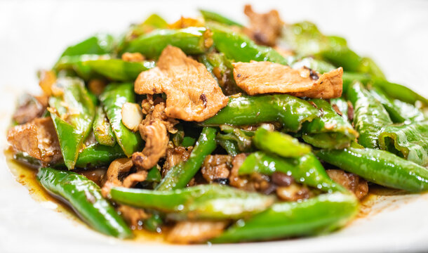 青椒炒肉