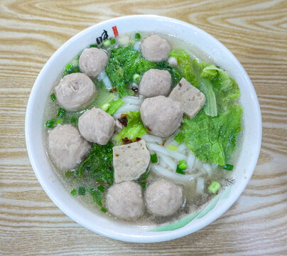 肉丸汤粉
