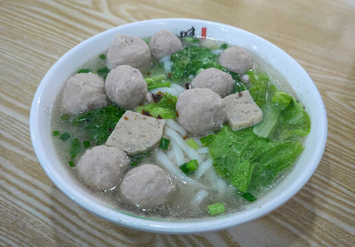 肉丸汤粉
