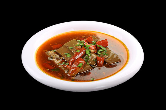 麻辣鸭血