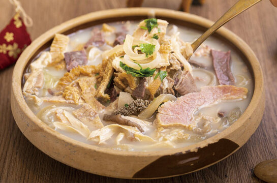 萝卜丝煮原味牛杂