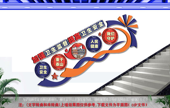卫生安全楼梯文化墙