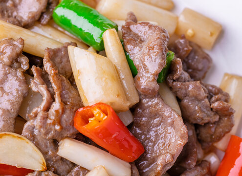 藕尖炒牛肉