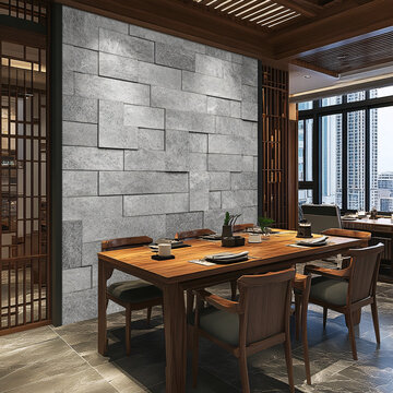 茶餐厅石墙