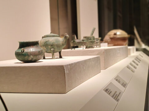 陕西历史博物馆古代陶器青铜器