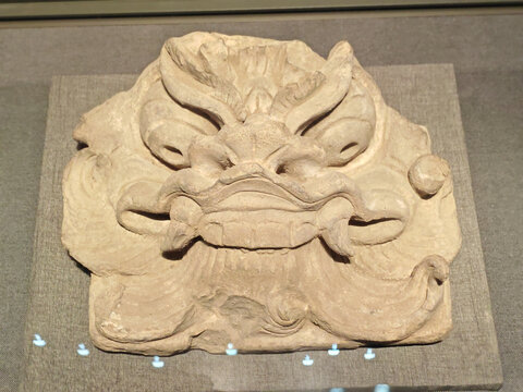 陕西历史博物馆古代鬼瓦兽面砖