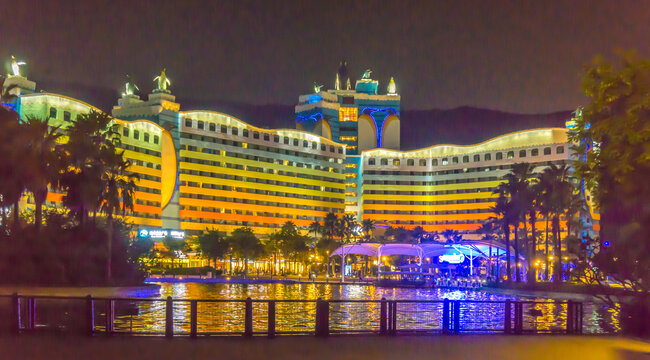 长隆主题乐园夜景