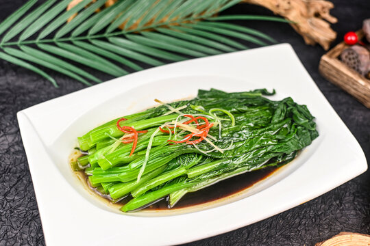 白灼菜心