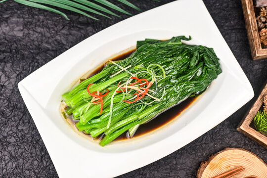 白灼菜心