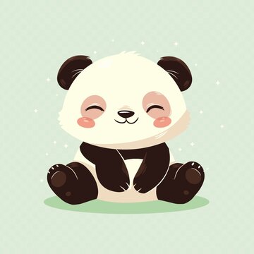 卡通熊猫