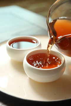 柑普茶茶汤小青柑