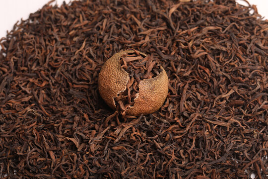 柑普茶小青柑普洱熟茶新会柑普茶