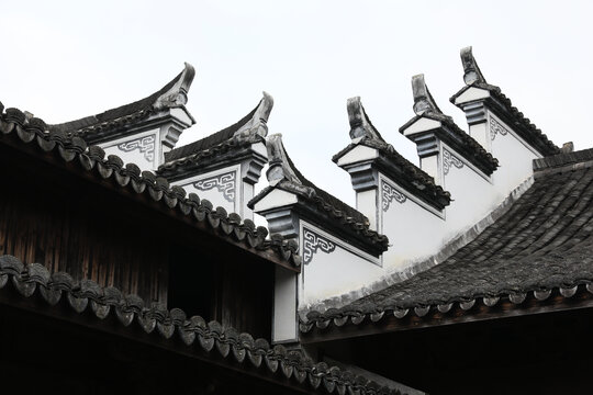 青瓦白墙