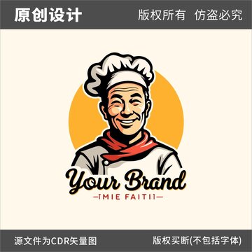厨师矢量LOGO