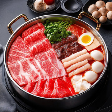 牛肉火锅套餐海鲜火锅