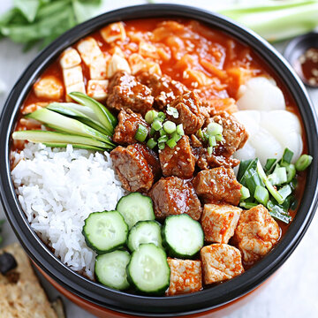 麻辣豆腐套饭