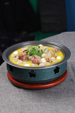 腊味香菜圆子