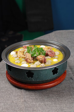 腊味香菜圆子