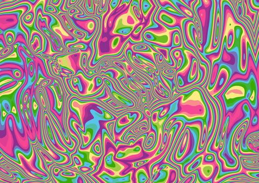 红绿蓝流体肌理