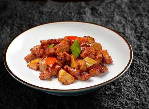 杏鲍菇烧肉