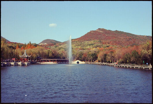 北京北宫森林公园秋景