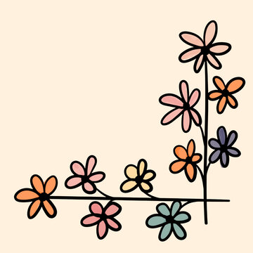 树叶叶子装饰花纹花边边框底纹