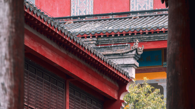 古建筑屋檐房檐