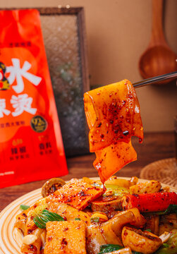 天水麻辣烫摆拍