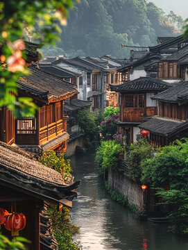 古街两岸