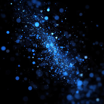 深蓝色星光点点