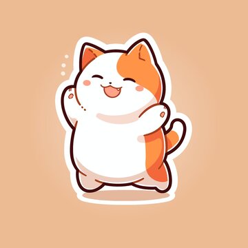 猫咪可爱插画