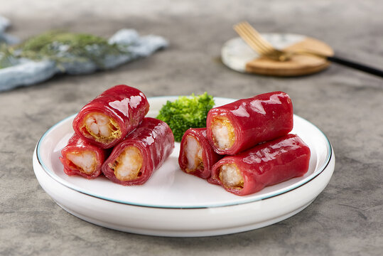 鲜虾红米肠