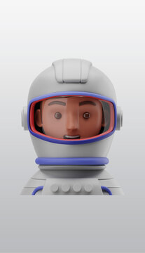 宇航员3D插画高清透明png免抠图片素材