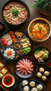 特色小吃火锅食材美食