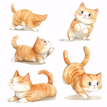 大胖橘可爱猫咪