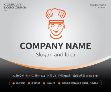 厨师LOGO头像
