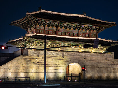 韩国首尔东大门夜景