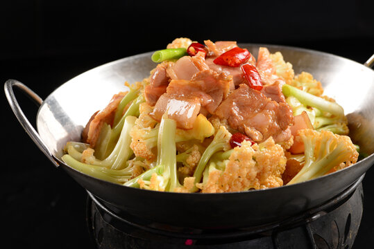 干锅有机花菜