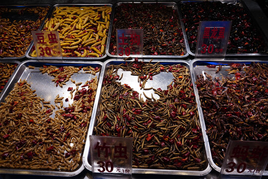 油炸昆虫