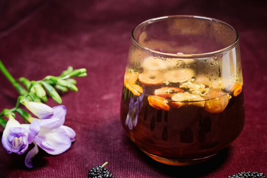 红枣枸杞桂花茶