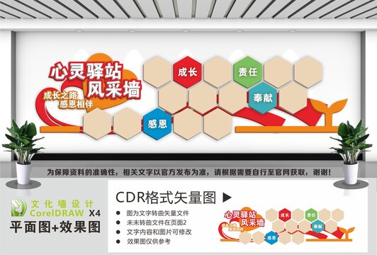 心灵驿站风采墙照片墙