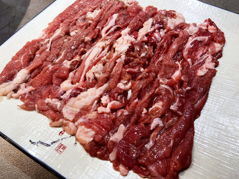 手切鲜羊肉