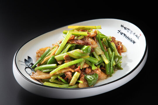 芹椒炒肉