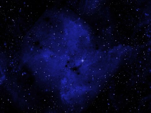 蓝色星空背景