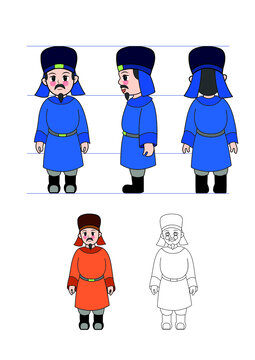 古代官员插画IP
